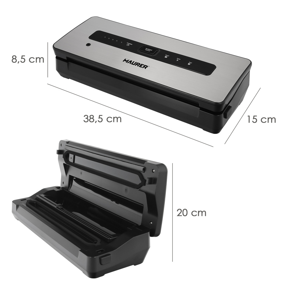 maquina envasar al vacio maurr 130w